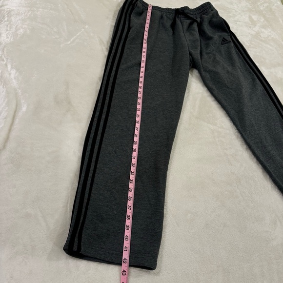Adidas men’s lounge sweatpants with three stripe grey and black size XL - Picture 9 of 9
